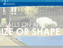 Tablet Screenshot of cleardecksystems.com